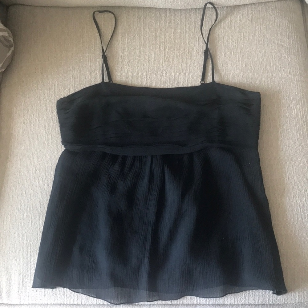 Black chifon top!